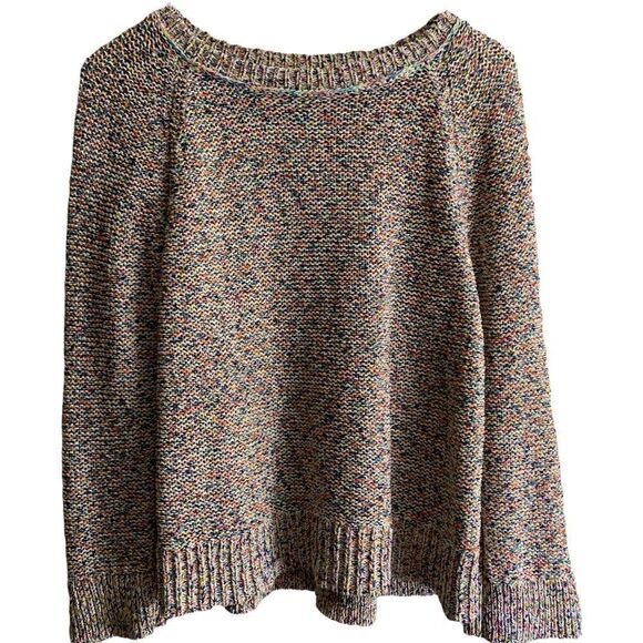 Lou‎ & Grey for LOFT Sweater Multicolored Size Medium Marled - Picture 1 of 9
